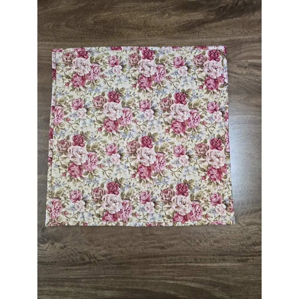 Handmade Quilted Placemats / Table Toppers (Set of 2) Cottagecore Grannycore